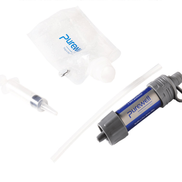 Handheld outdoor water purification filter - One Shop EDC