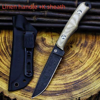 Full Tong Straight Knife + sheath - One Shop EDC