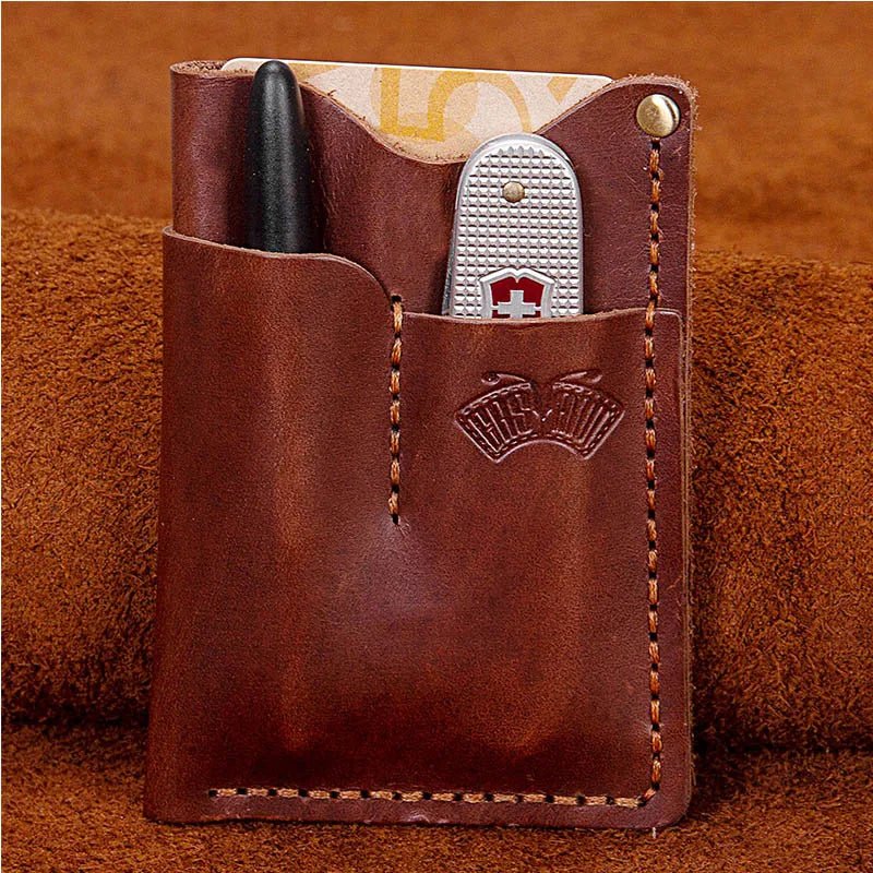 Handmade Oil Wax Leather Holster - One Shop EDC