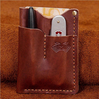 Handmade Oil Wax Leather Holster - One Shop EDC