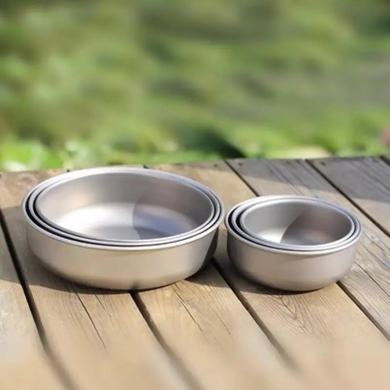 Keith Titanium Bowls Sets Outdoor/Camping Ultralight 220ml - 900ml - One Shop EDC