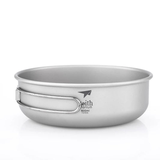 Keith Titanium Single - wall Bowl with Folding Handle - One Shop EDC