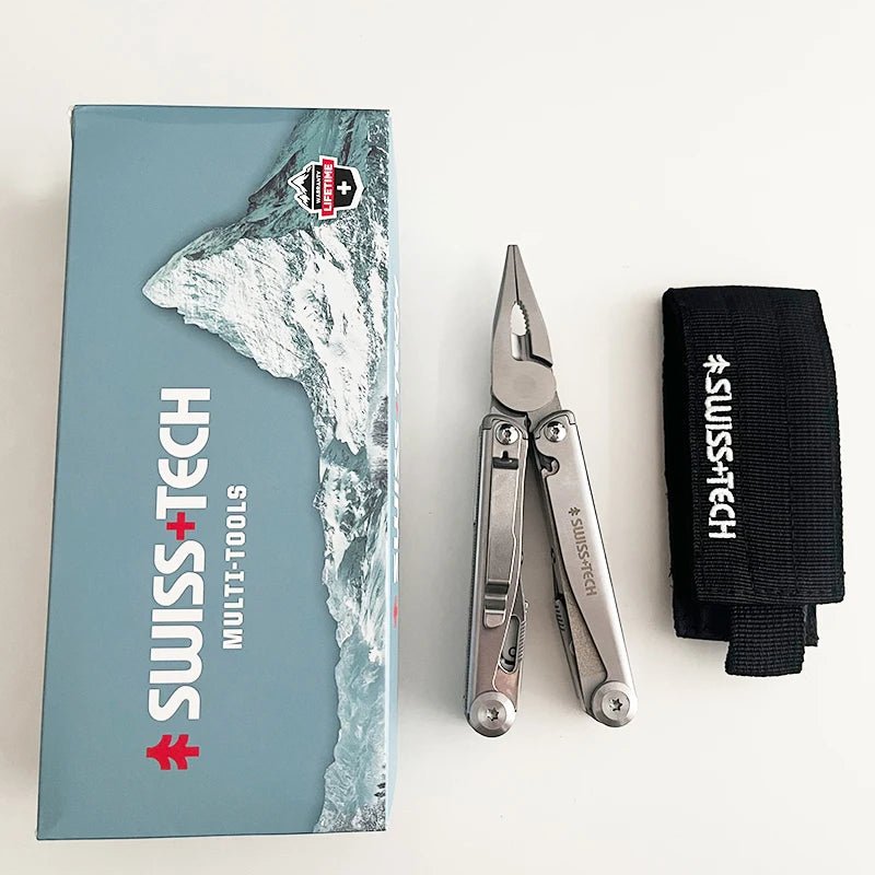 Swiss Tech 18 In 1 Multi Tool Folding Pliers - One Shop EDC