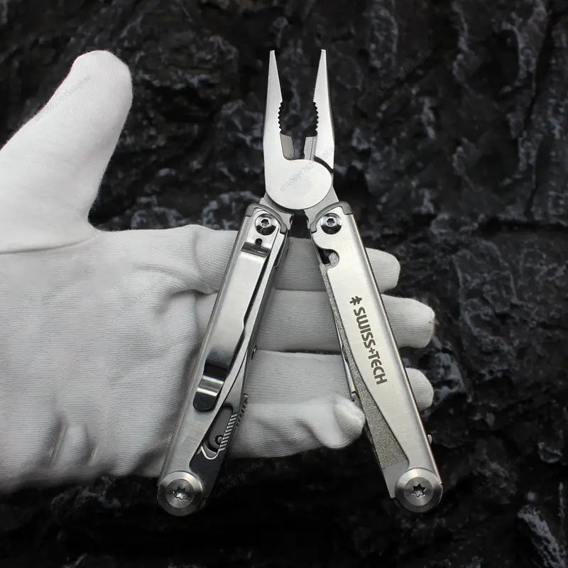 Swiss Tech 18 In 1 Multi Tool Folding Pliers - One Shop EDC