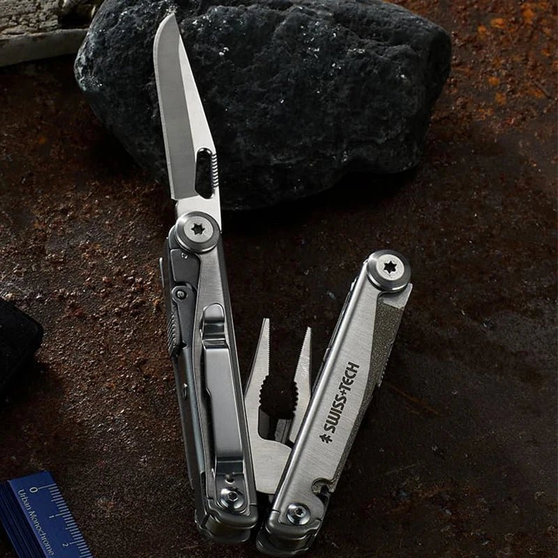 Swiss Tech 18 In 1 Multi Tool Folding Pliers - One Shop EDC