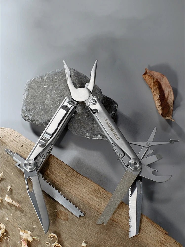 Swiss Tech 18 In 1 Multi Tool Folding Pliers - One Shop EDC