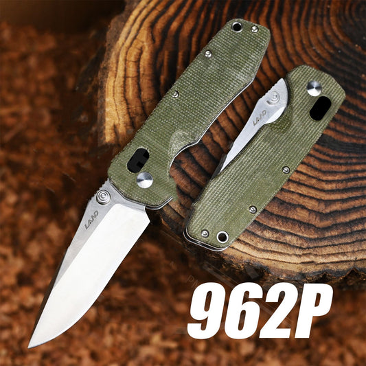 Three Blade Outdoor Folding Fruit Knife Camping Kit D2 Steel - One Shop EDC