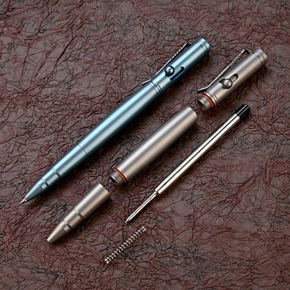 Titanium Alloy Gun Bolt Tactical Pen - One Shop EDC